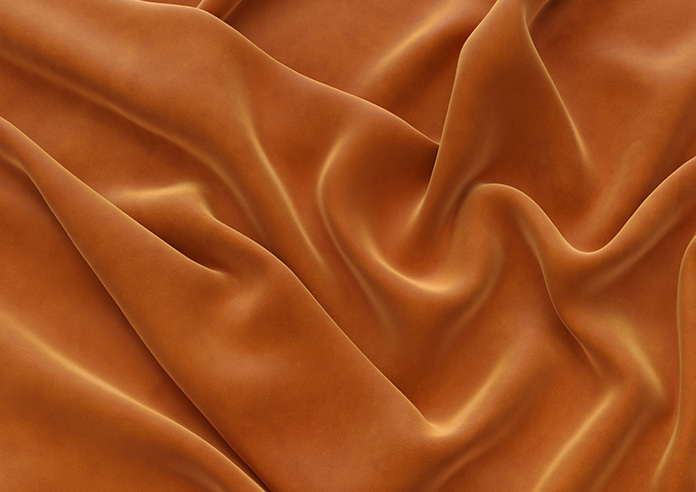 Odessa Velvet, Rust - Twist&Fit Roman Blind - Image 4